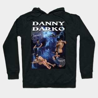 Danny Darko Cursed Movie Poster Knock Off Parody Time Travel Off Brand Corny Worst Design Hoodie